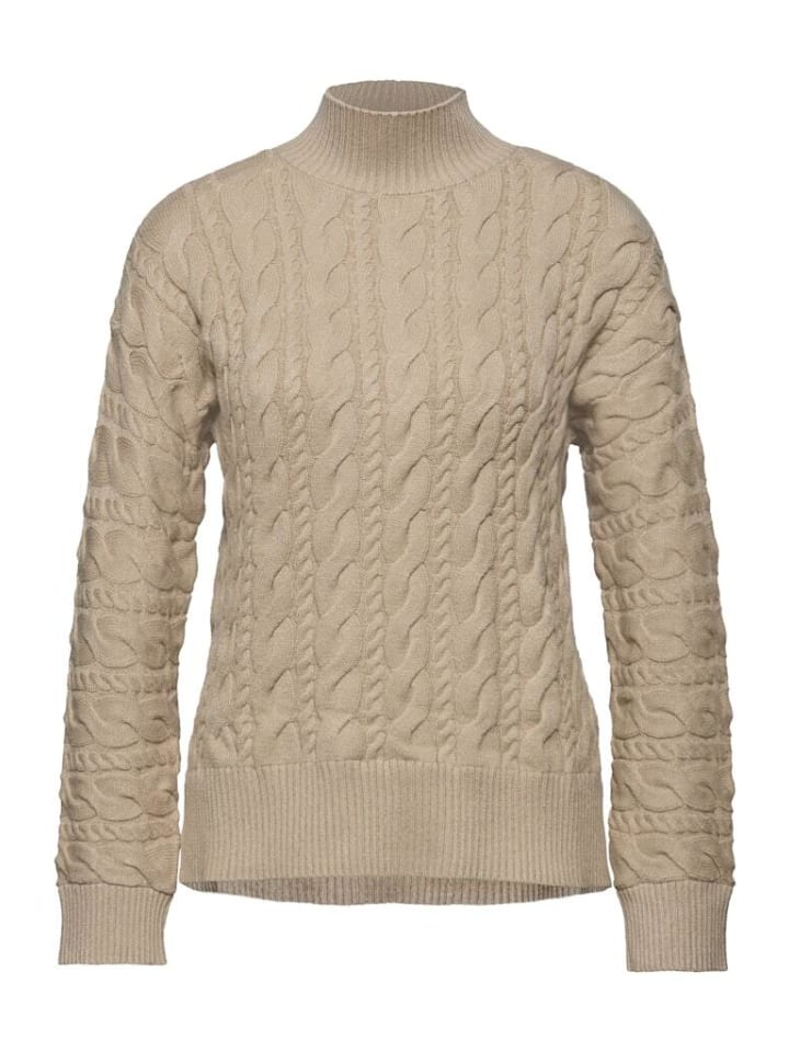 

Свитер бежевого цвета с пескоструйным эффектом Street One