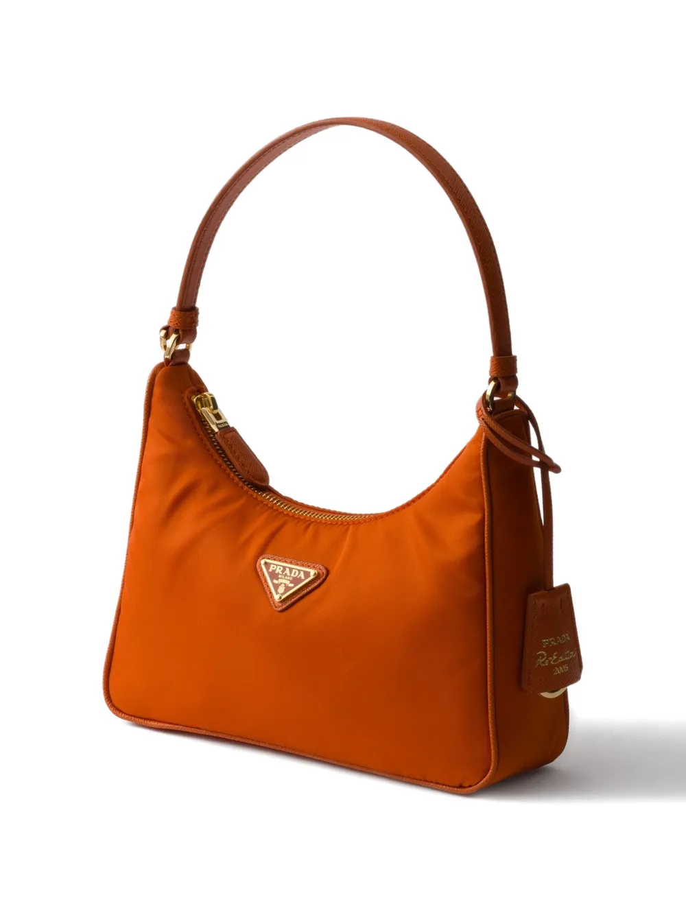Мини-сумка-тоут Re-Edition 2005 на молнии Prada, оранжевый — фото 3