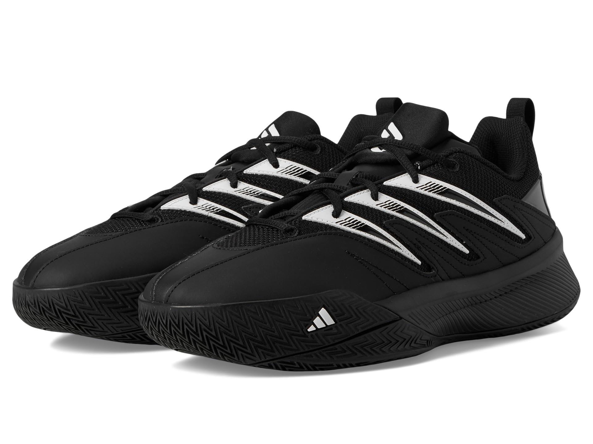 Кроссовки Adidas Dame Certified 3 Basketball Shoes, Black/White/Black
