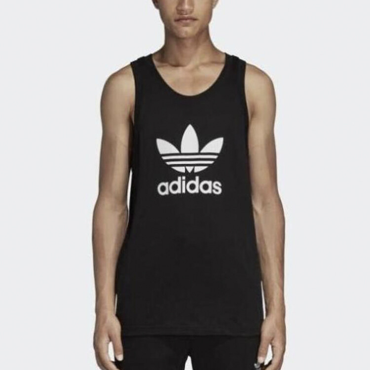 Майка Clover с короткими рукавами для мужчин, черный Adidas Originals, черный — фото 3