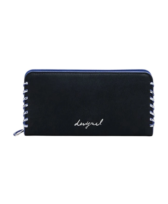 

Черный женский кошелек на молнии Desigual, черный
