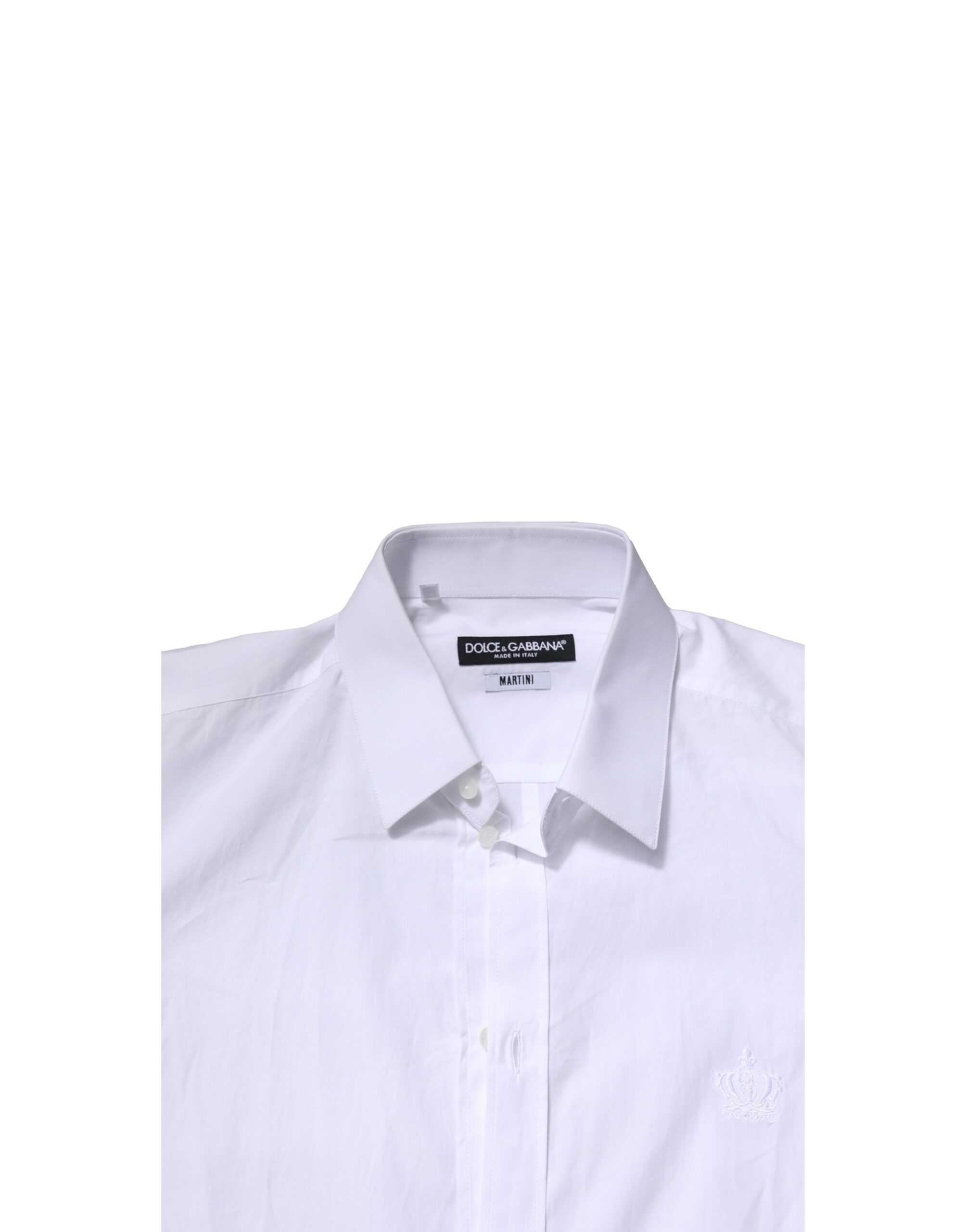 Белая рубашка MARTINI с длинными рукавами для мужчин Dolce & Gabbana, White — фото 4