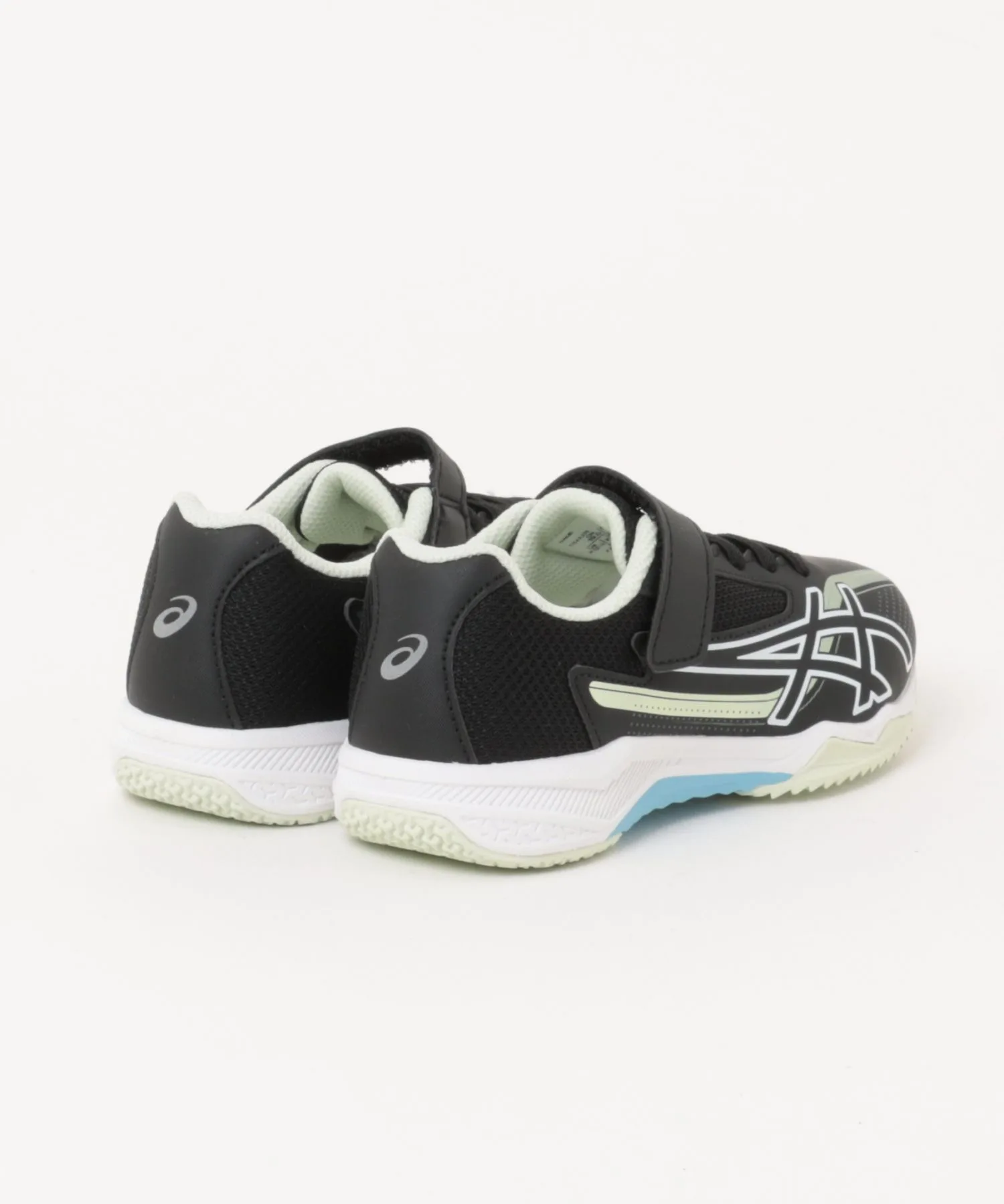 Детские кроссовки ASICS Lazerbeam SK-MG-G Wide для бега чёрно-белые — фото 2