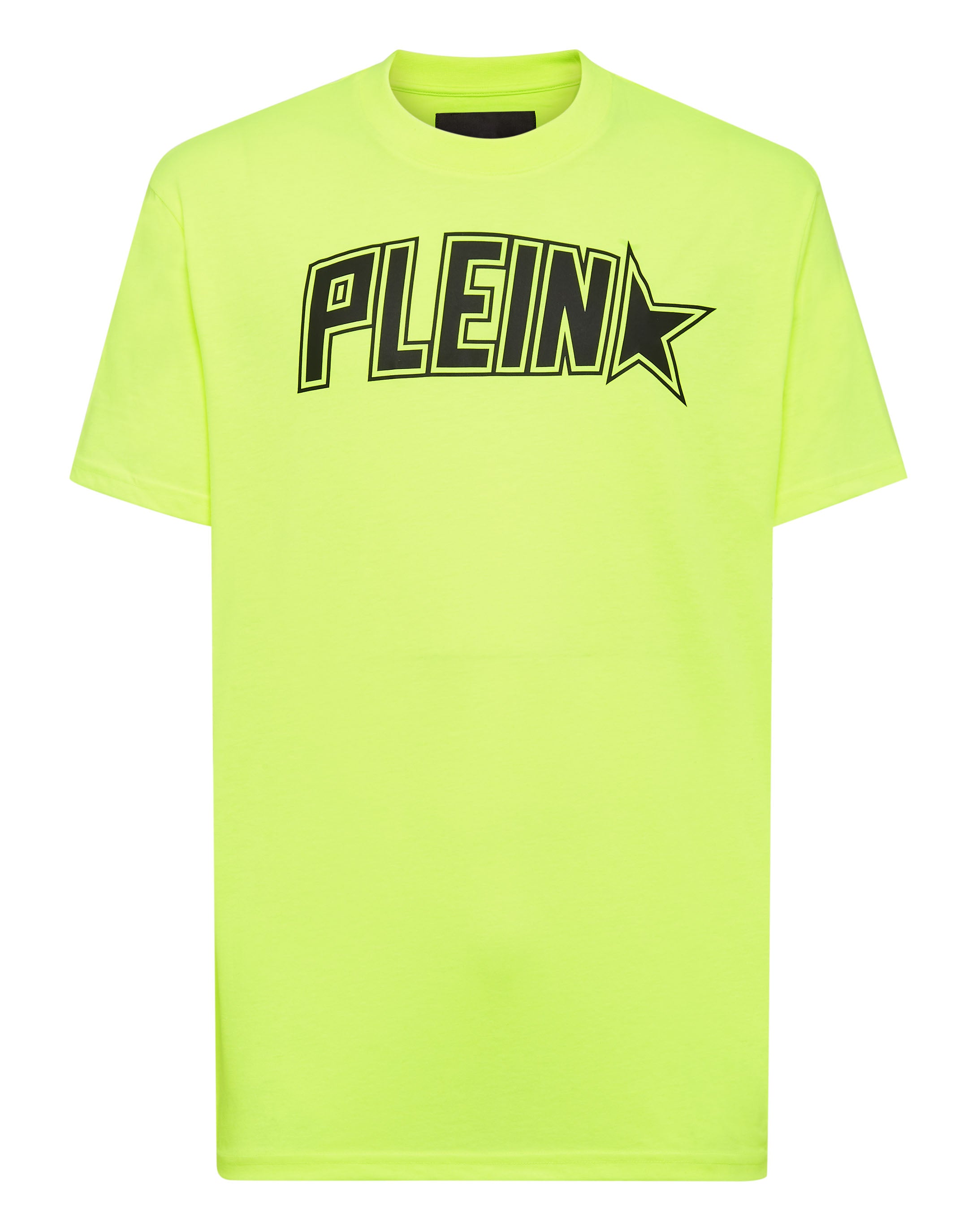 

Футболка с круглым вырезом SS Philipp Plein, цвет Yellow Fluo