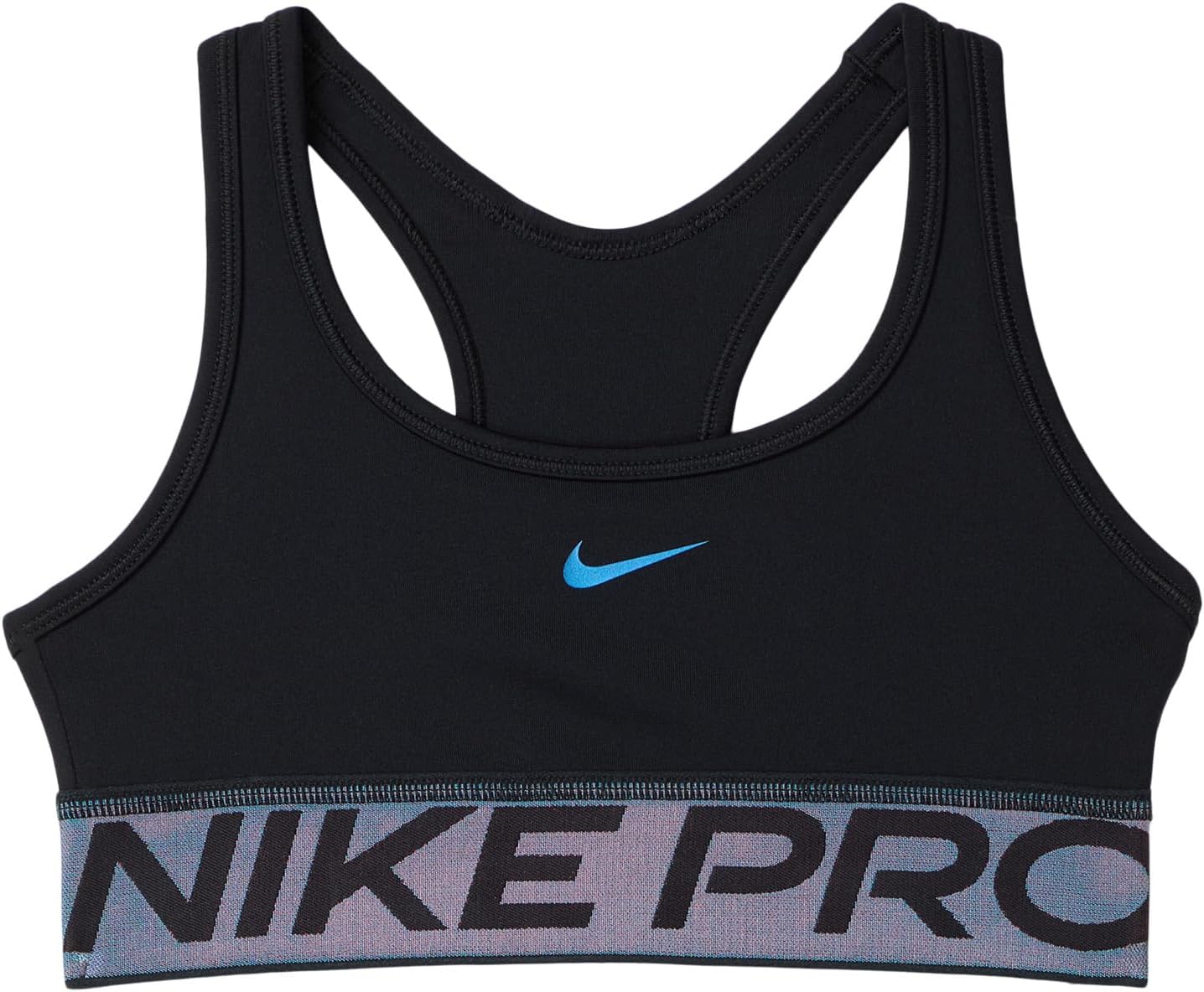 

Спортивный бюстгальтер Pro Swoosh с блестящими вставками Nike Kids, Black/Black