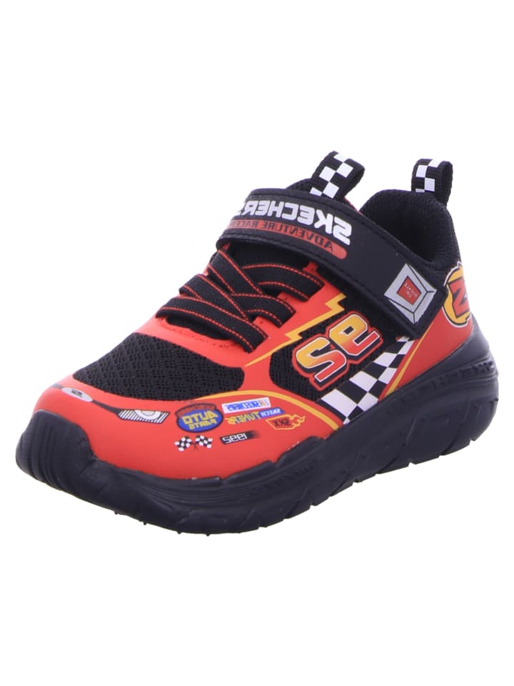 

Кроссовки на шнуровке Skechers, цвет black/red