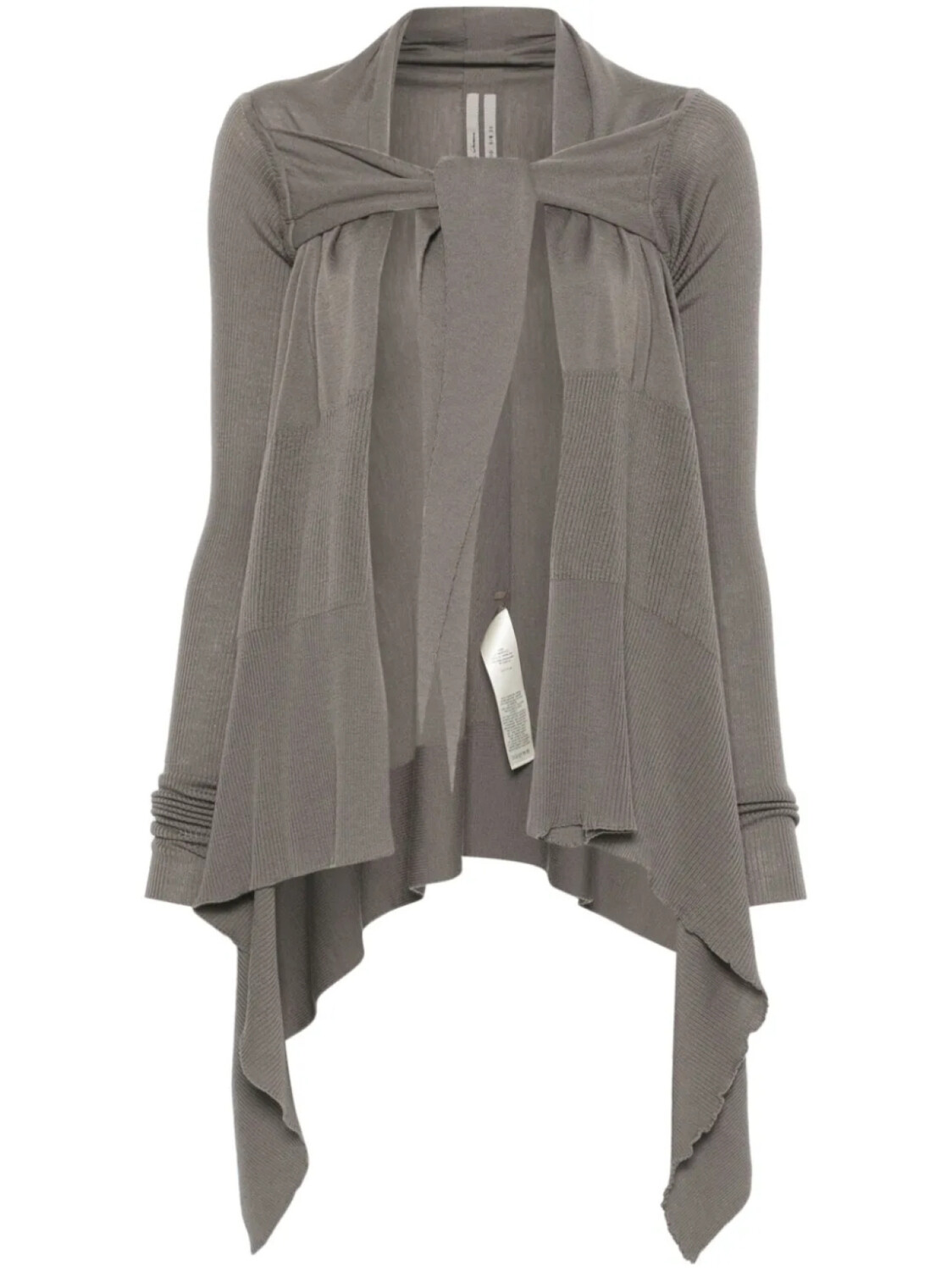 

Rick Owens кардиган Tied Wrap, коричневый