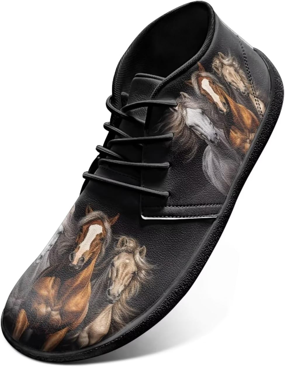 

Мужские минималистичные кроссовки Jeiento для ходьбы с широким носком, обувь, повседневные кроссовки, 3d Horses