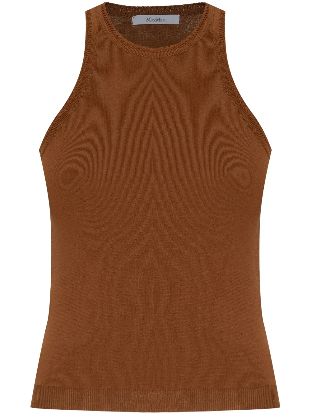 

Топ в рубчик MAX MARA, коричневый