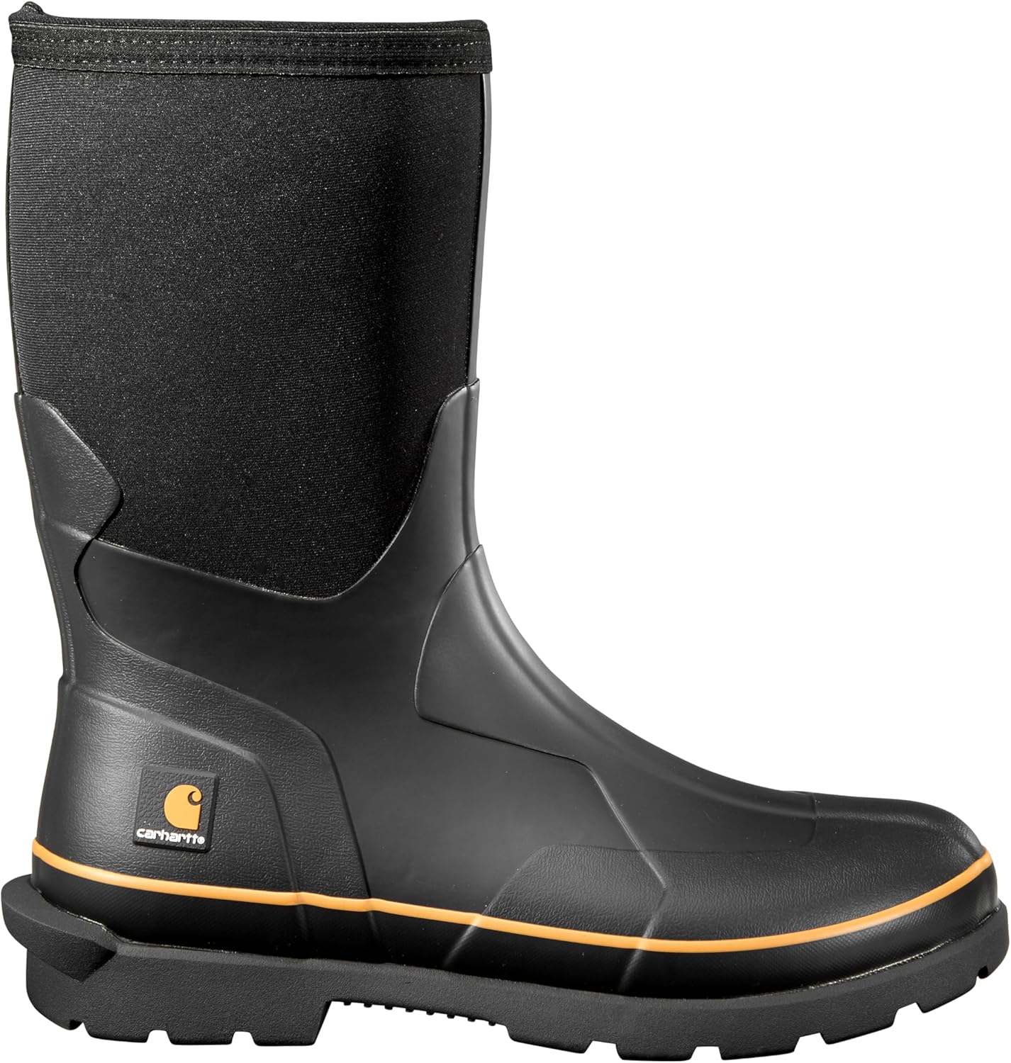 Мужские водонепроницаемые резиновые ботинки Carhartt Mudrunner с мягким носком, 10'', черный — фото 2