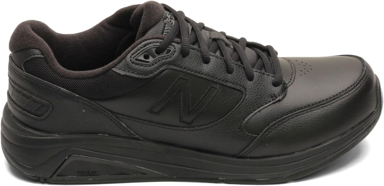 Мужские замшевые кроссовки для ходьбы New Balance 928v3, черный — фото 3