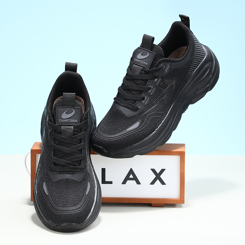 TAIHEYUAN Амортизирующие низкие кеды унисекс черные мужские, цвет Men's Black — фото 3