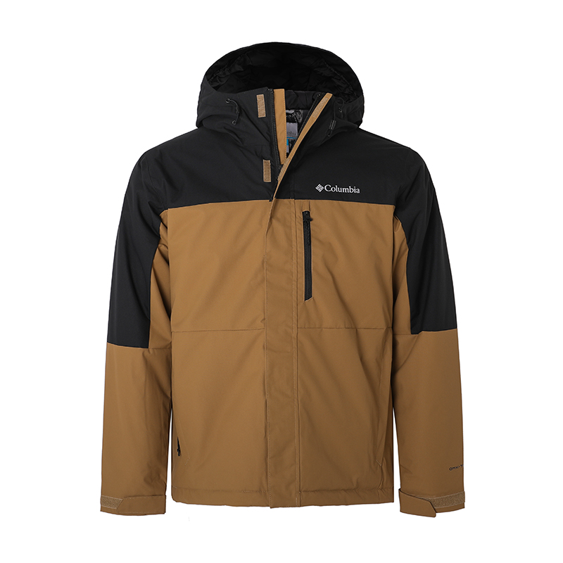 

Columbia Мужская ветровка для походов водонепроницаемая ветронепроницаемая износостойкая термо, Black Khaki Multicolor