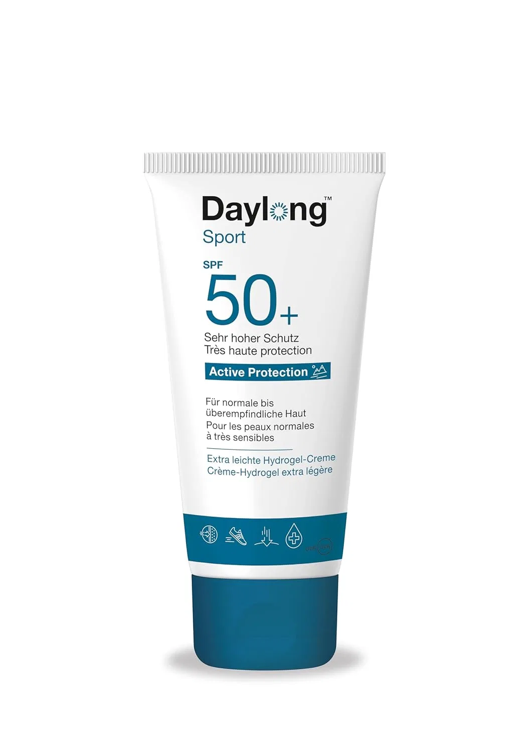 Солнцезащитный гидрогелевый крем для лица и тела SPF50+ «Sport Active» от Daylong Daylong