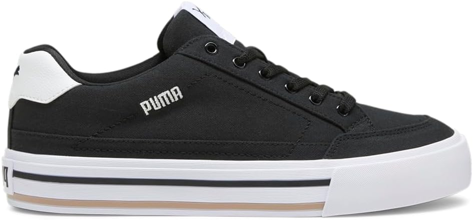 

Мужские кеды PUMA Court Classic Vulc с шнуровкой для повседневной носки - черные