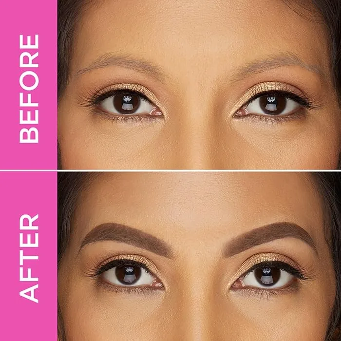Tarte Big Ego Frameworker Brow Pomade - кремовая пигментированная гель-помада для бровей, водостойкая, стойкая к размазыванию и поту, с витамином E, веганская и cruelty free, dark warm brown — фото 3