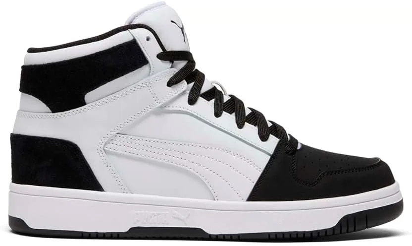 Мужские кроссовки PUMA Rebound Layup Sl Ink High - белые, повседневные, белый