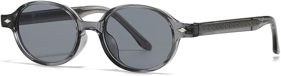 

Солнцезащитные очки UV400 с заклепками, овальной формы, в стиле панк, с леопардовым принтом, для женщин и мужчин, для бега и занятий спортом на открытом воздухе UYPTK, Gray Light Gray