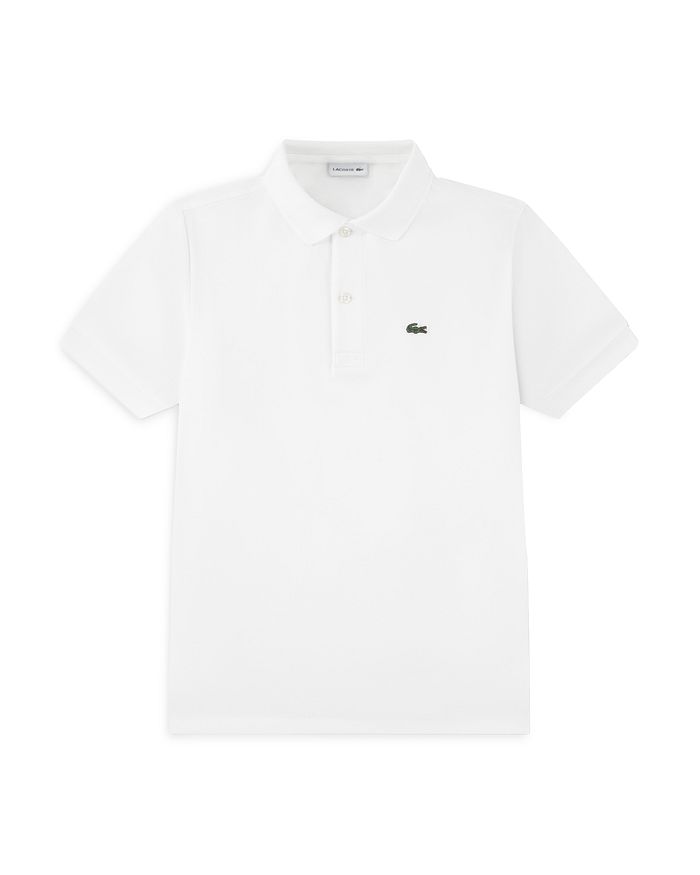 

Детская пике-поло для мальчиков - малыши, старшие дети Lacoste, белый
