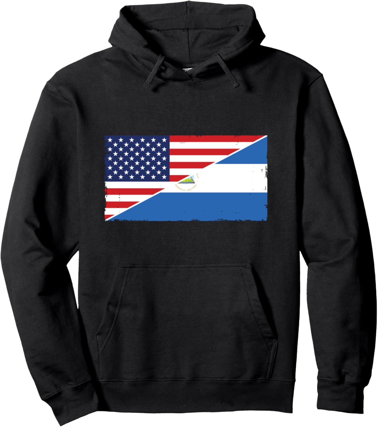 

Худи с изображением флага Никарагуа, звезд и полос, с надписью «Корни никарагуанского происхождения, Америка», черное Shirtbooth: Usa Home Roots, Черный, Худи с изображением флага Никарагуа, звезд и полос, с надписью «Корни никарагуанского происхождения, 