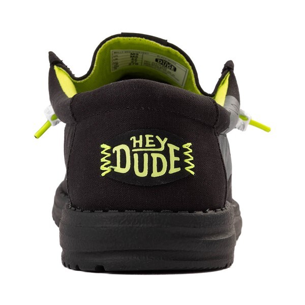 Слипоны Mens HEYDUDE Wally Glow Skeleton Feet Slip-On Casual Shoe, черный — фото 3