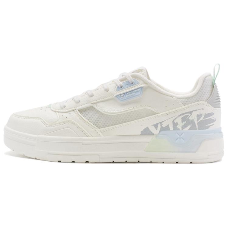 

Кроссовки XTEP Skateboarding Shoes Women's Low-top White/Blue, белый/синий