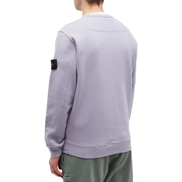 Толстовка мужская сиренево-фиолетовая Stone Island, цвет Lilac — фото 3