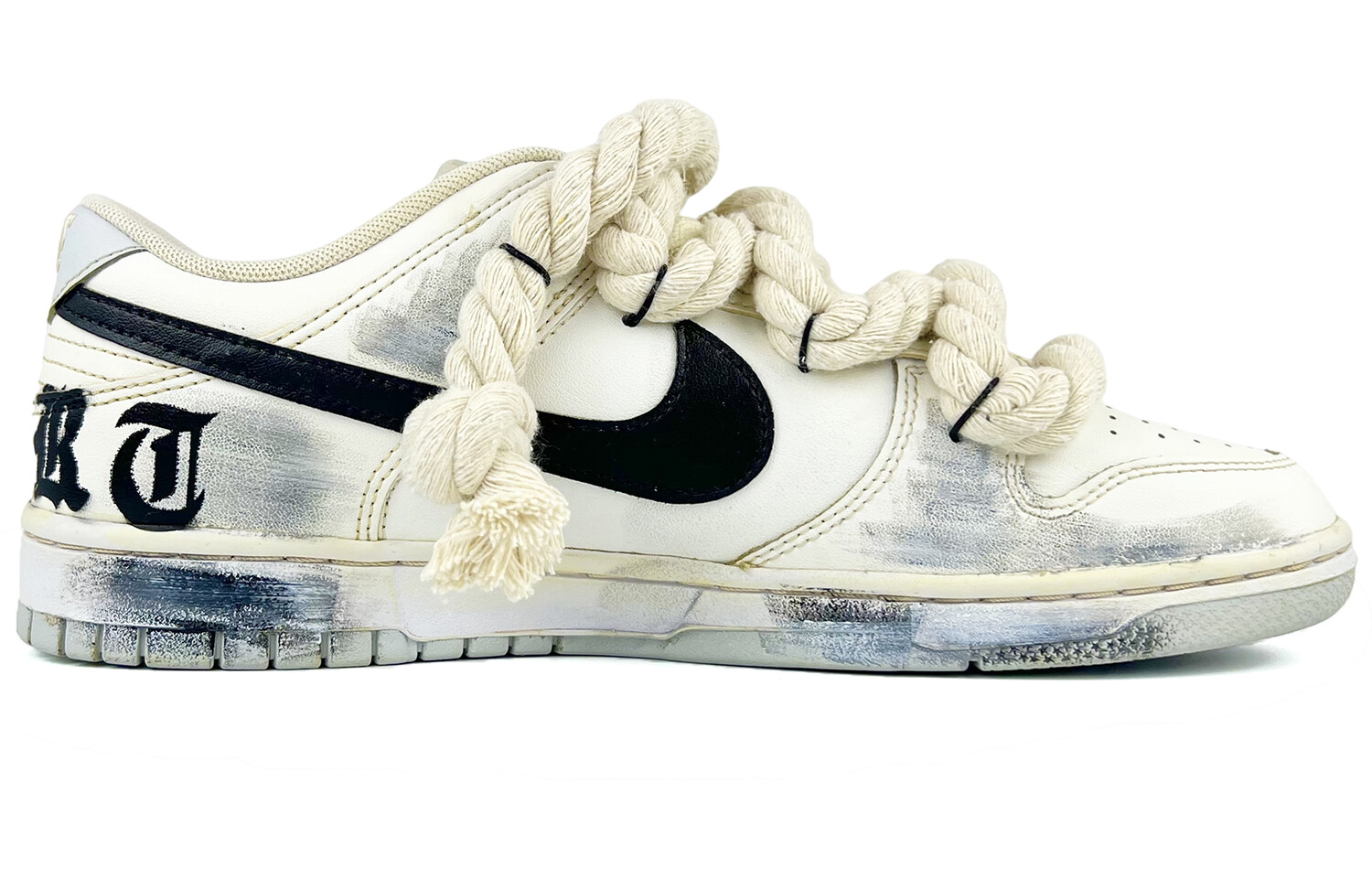 

Кроссовки для скейтбординга Dunk мужские с низким верхом, черный/серый Nike
