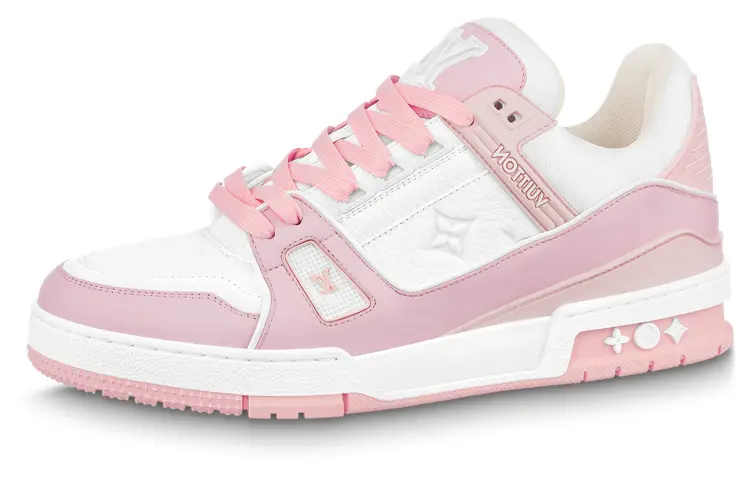 

Кроссовки Louis Vuitton Trainer Unisex, белый/розовый, Серый, Кроссовки Louis Vuitton Trainer Unisex, белый/розовый