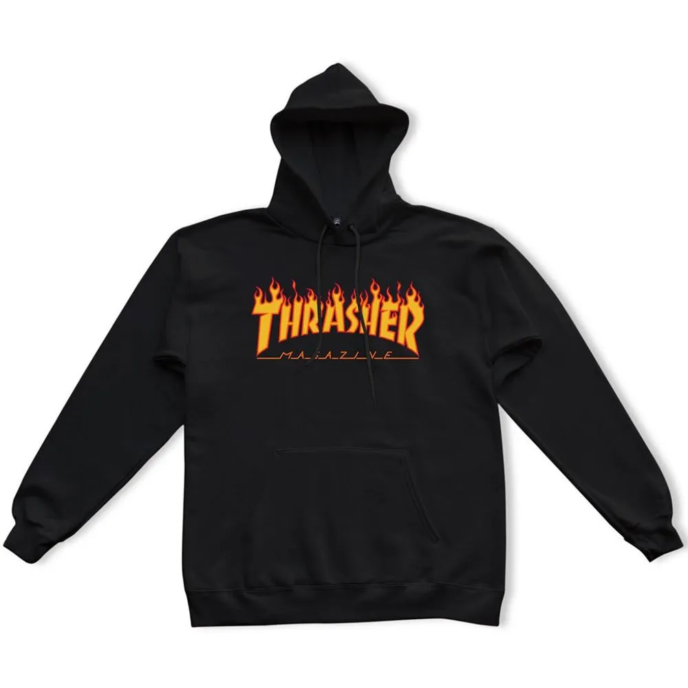 

Худи Thrasher Flame Logo, черный