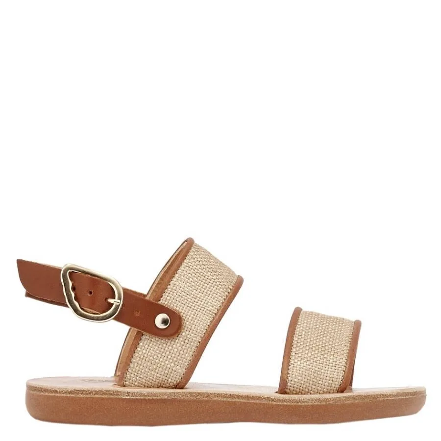 Детские сандалии Ancient Greek Sandals Clio Rafia для девочек, белый