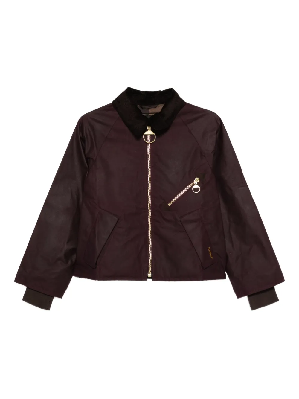 

Куртка с вельветовым воротником Barbour, фиолетовый