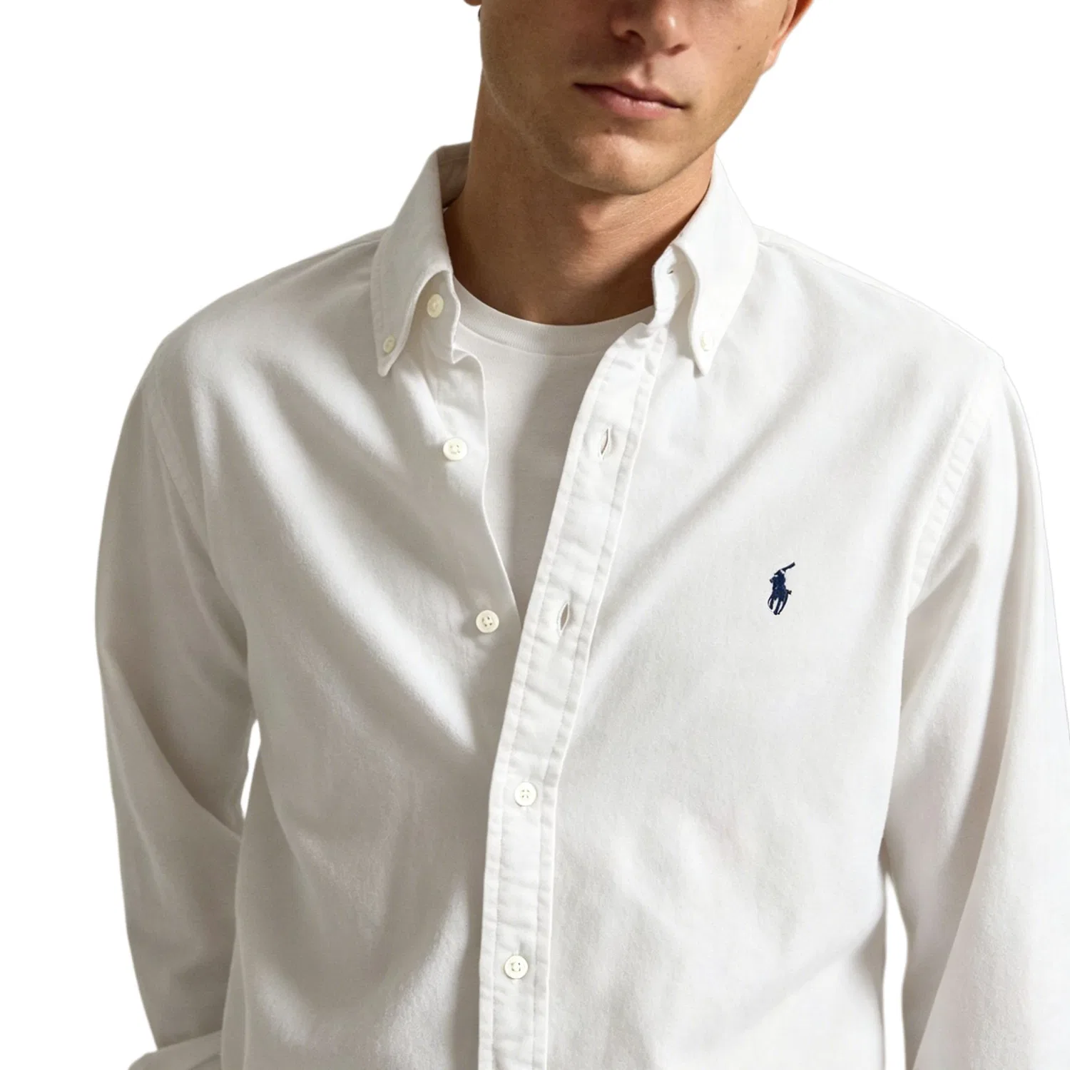 Рубашка Classic Version мужская Polo Ralph Lauren, White — фото 4