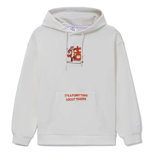 

Худи Li-Ning x Disney Crossover Series Alphabet Printing Hoodie 'White Orange', белый