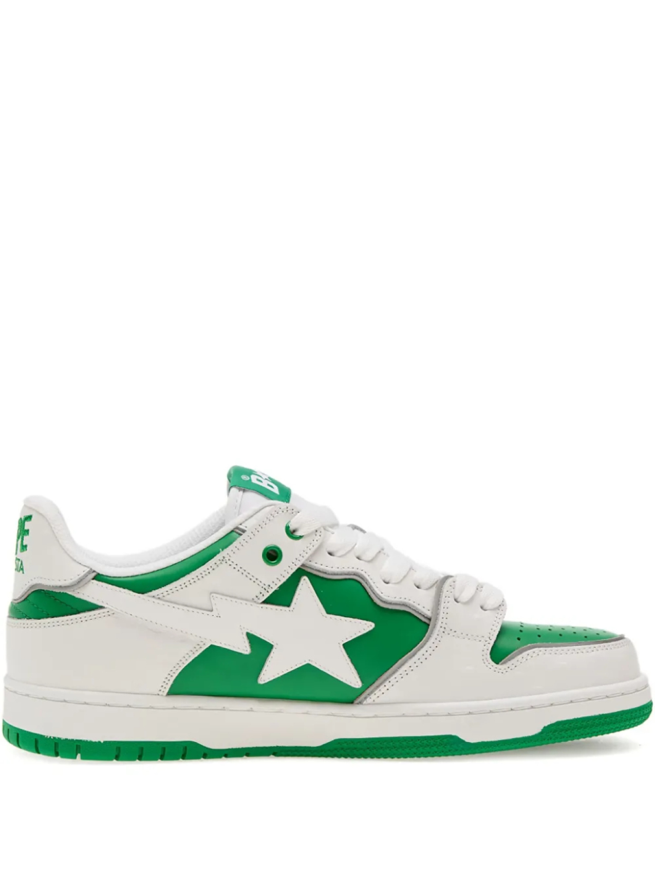 

Кроссовки A BATHING APE star-embellishment snekares, зеленый