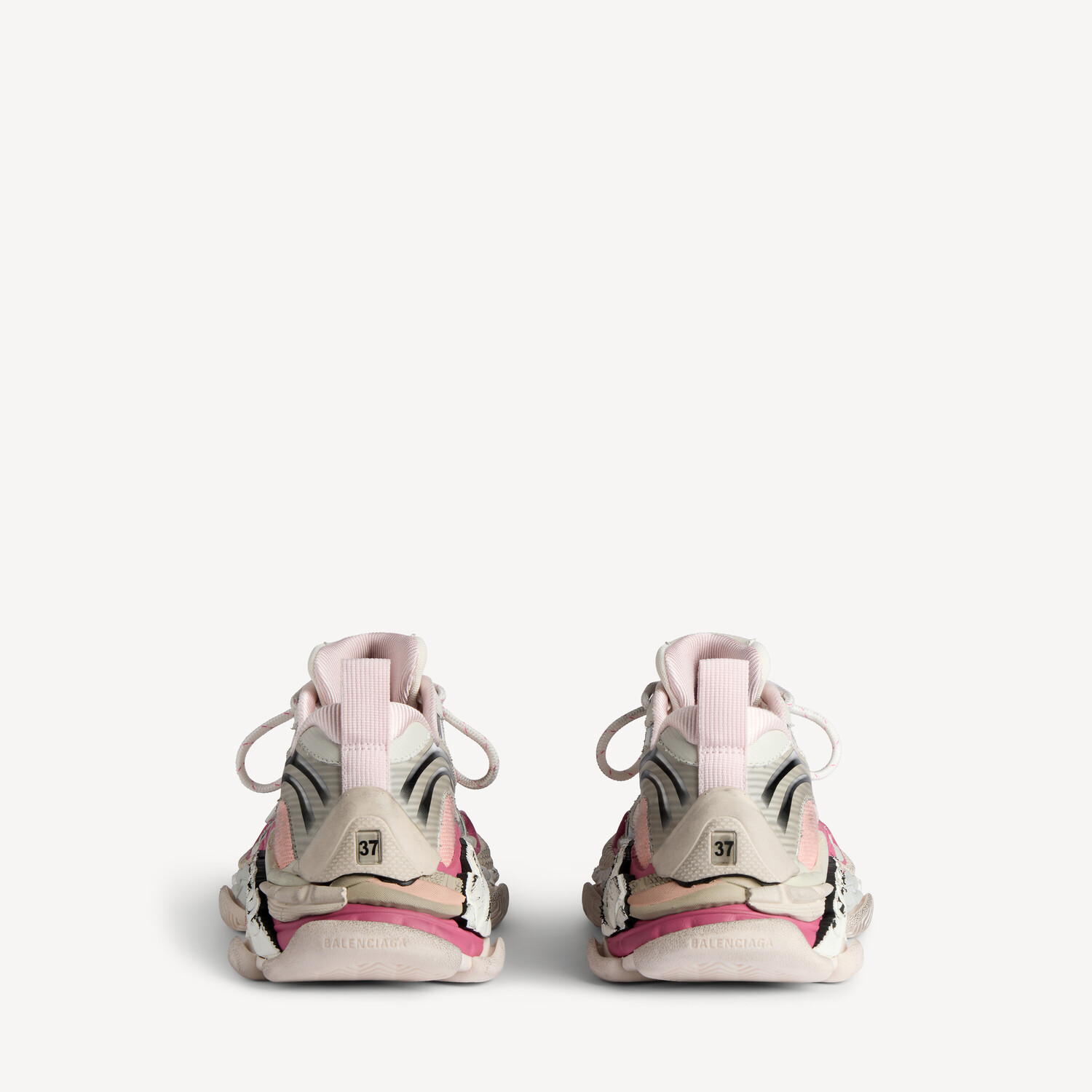 BALENCIAGA Женские кроссовки Triple S.2 с градиентом, фиолетовые — фото 3