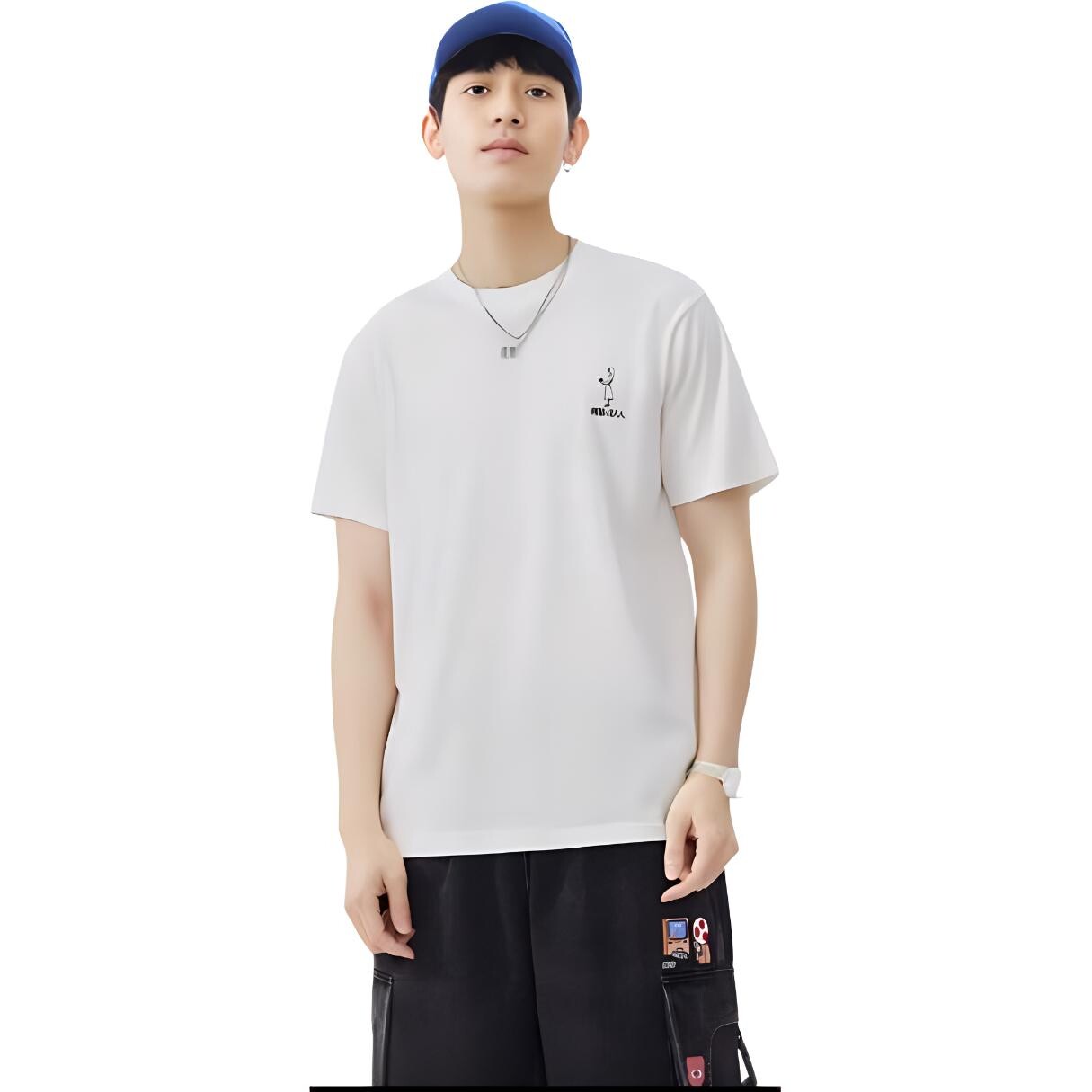 

Футболка X Attack On Titan унисекс белая Uniqlo, белый