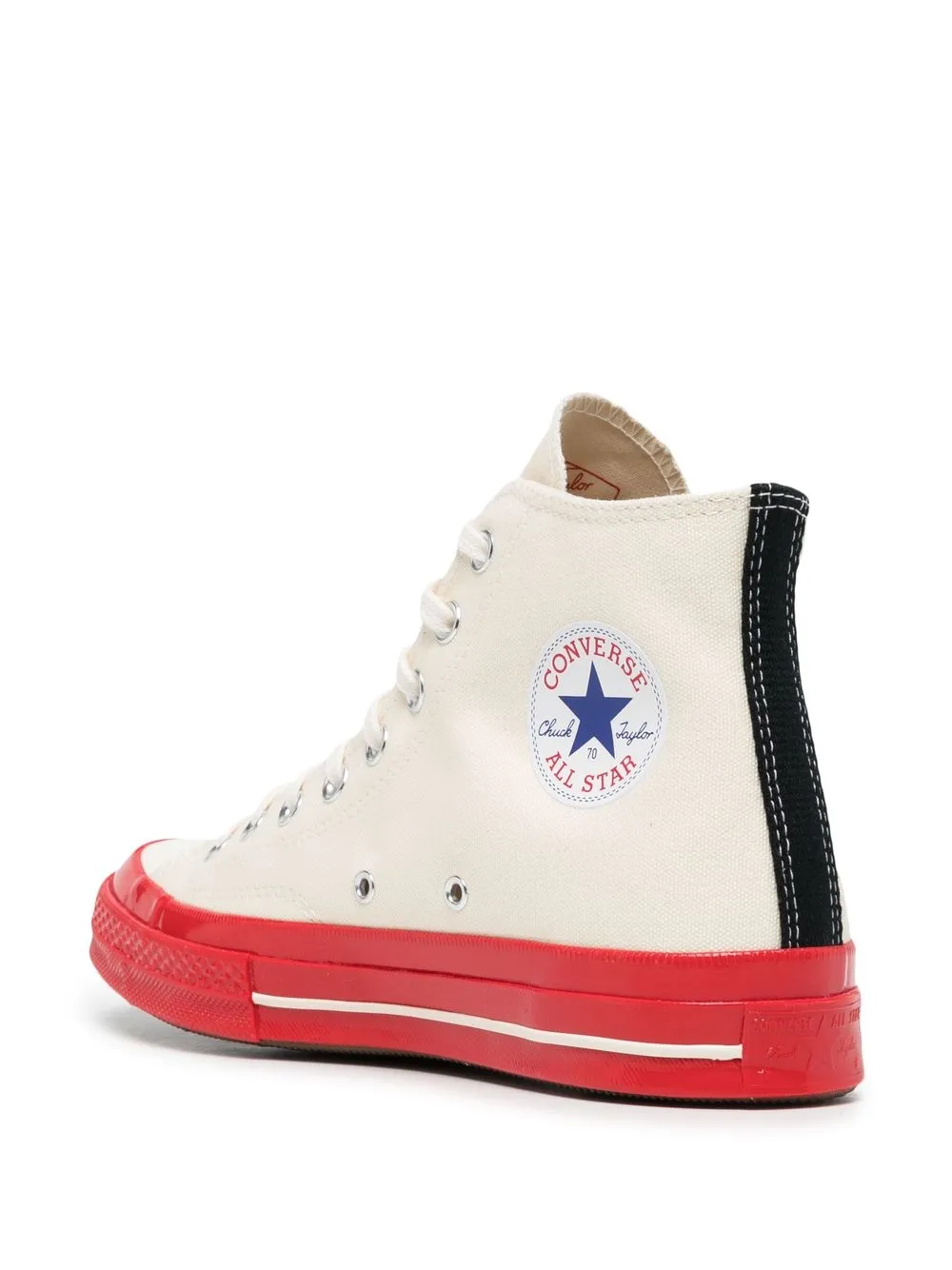 Высокие кеды Chuck 70 Comme Des Garçons Play x Converse, красный — фото 3