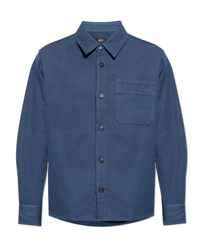 

Базиль рубашка A.P.C., синий