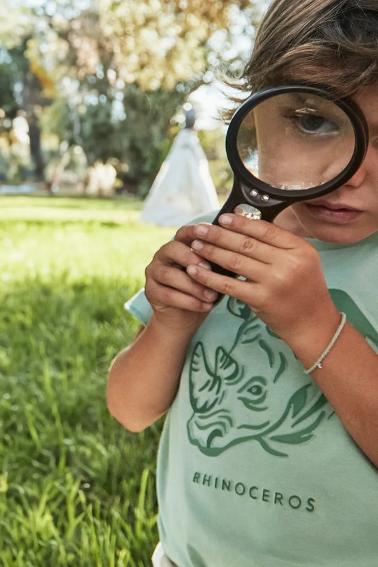 

Детская хлопковая футболка Mayoral, зеленый