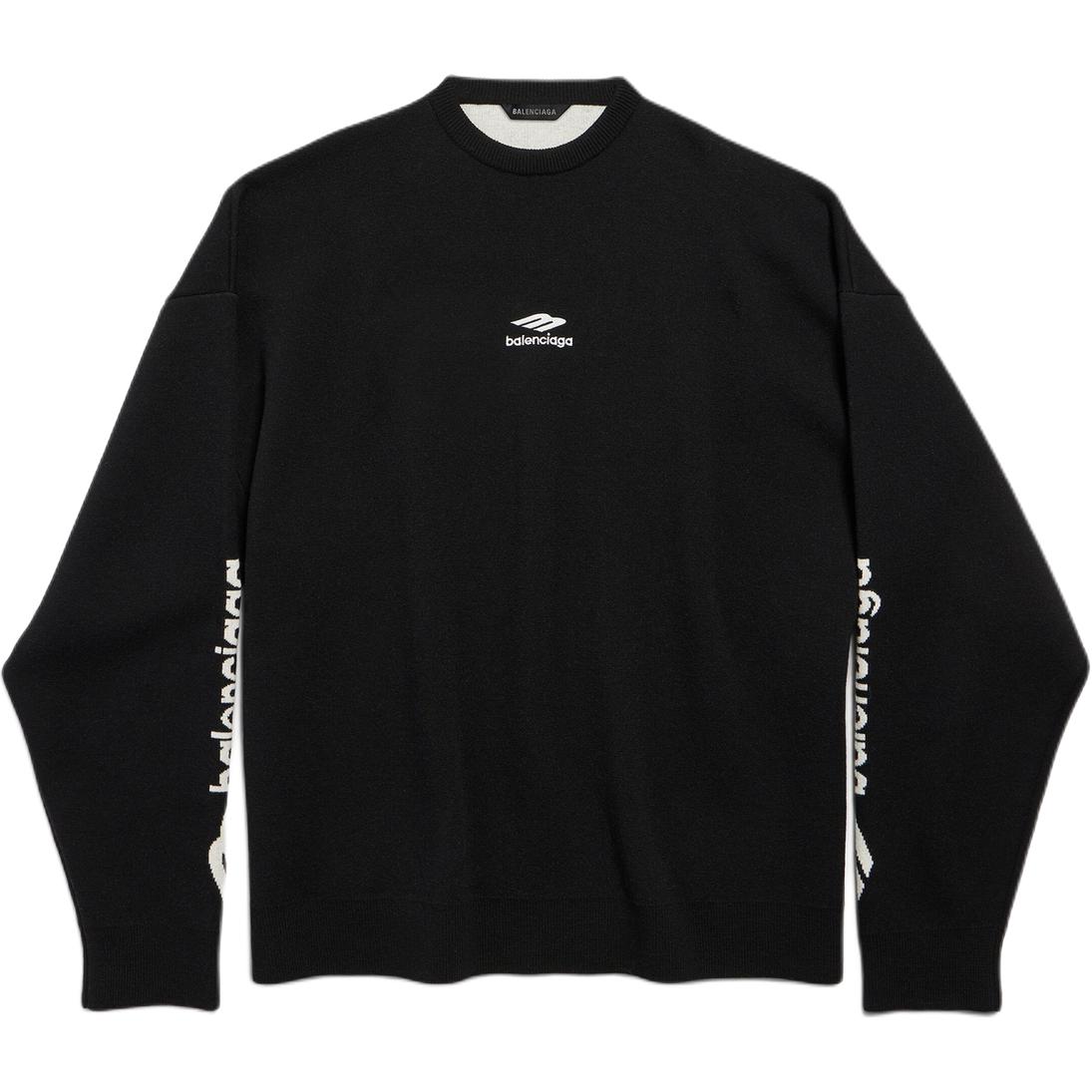 

Свитер FW25 свободного кроя мужской Balenciaga, белый