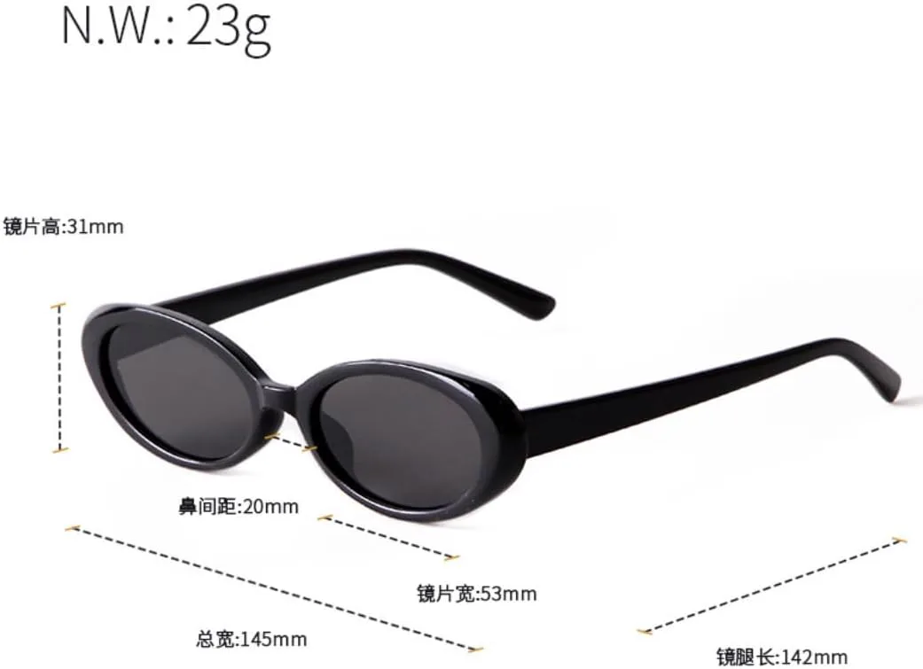 

Солнцезащитные очки с защитой UV400 | Овальная оправа "кошачий глаз" | для женщин и мужчин, для занятий спортом на открытом воздухе и вождения DSVIGF, Orange