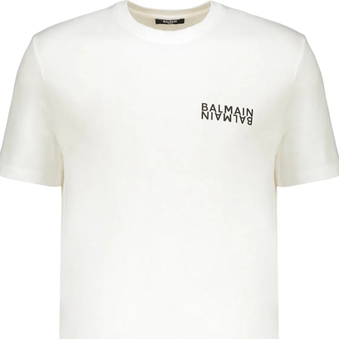 Футболка с круглым вырезом BALMAIN White — фото 4