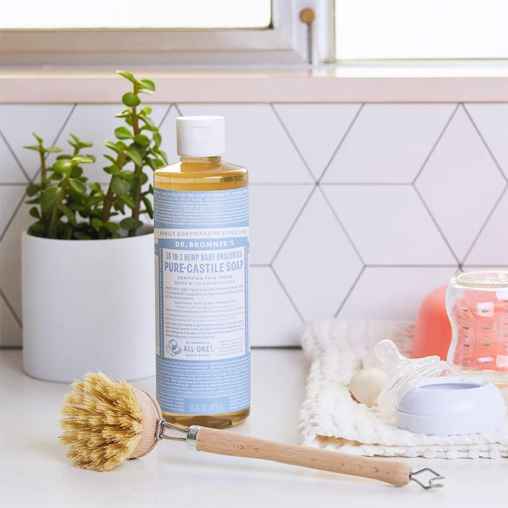 Жидкое кастильское мыло без запаха «Organic Baby Castile Liquid Soap» от Dr. Bronner's Dr. Bronner'S — фото 3