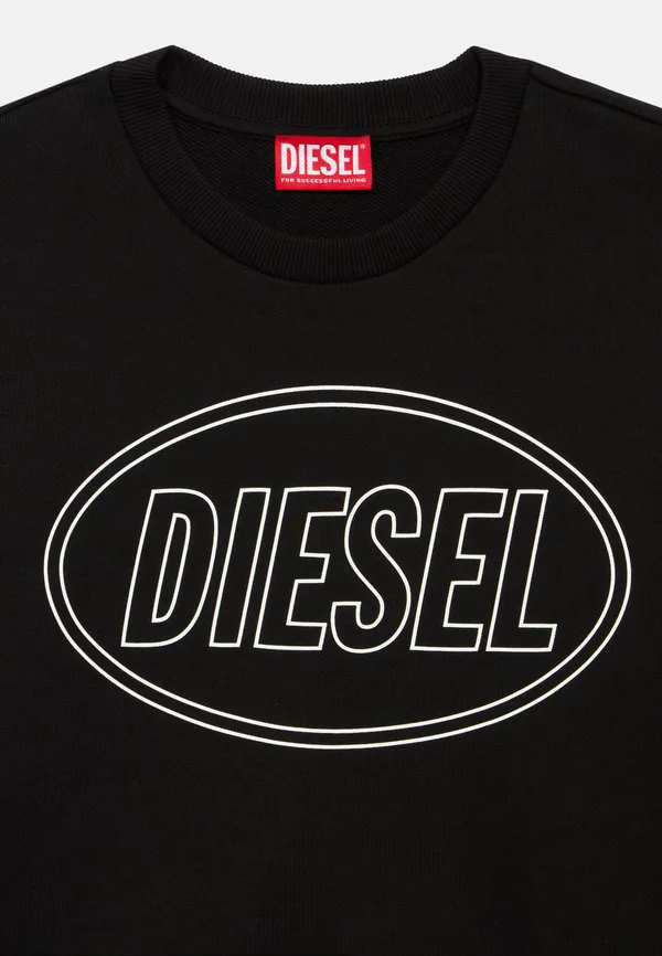 Толстовка унисекс с круглым вырезом Diesel, Nero — фото 3
