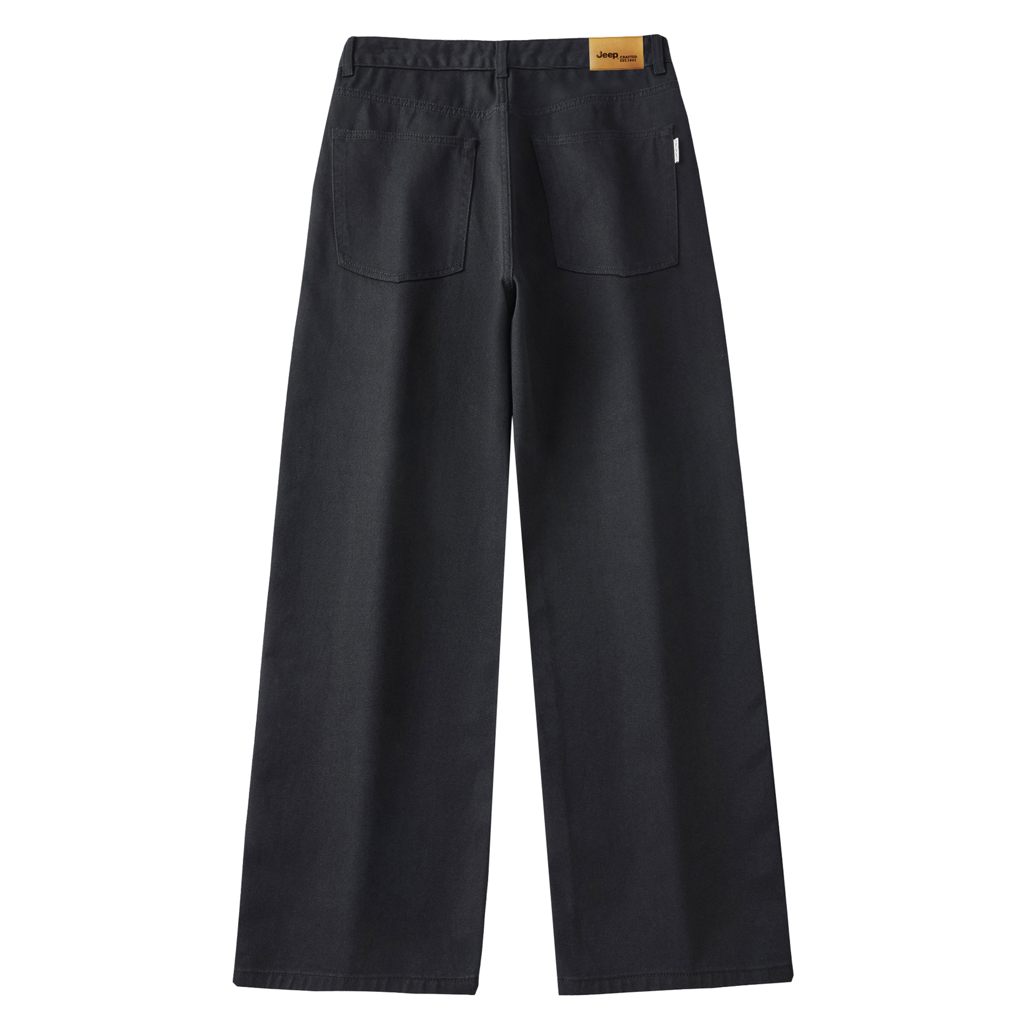 

Jeep Повседневные брюки Unisex Black Moderate Straight Fit