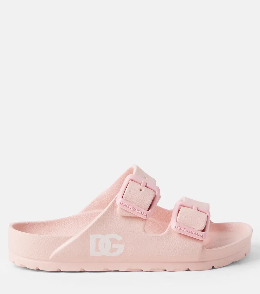 Сандалии DG Dolce&Gabbana Kids, розовый — фото 3