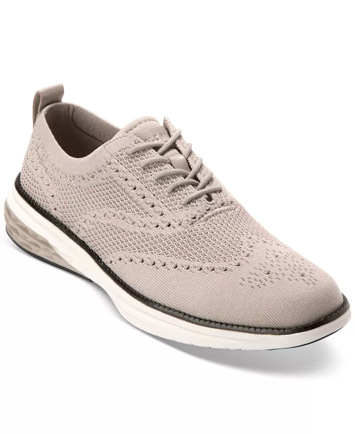 

Мужские оксфорды Grand Hurrion Stitchlite Wingtip Cole Haan, серый