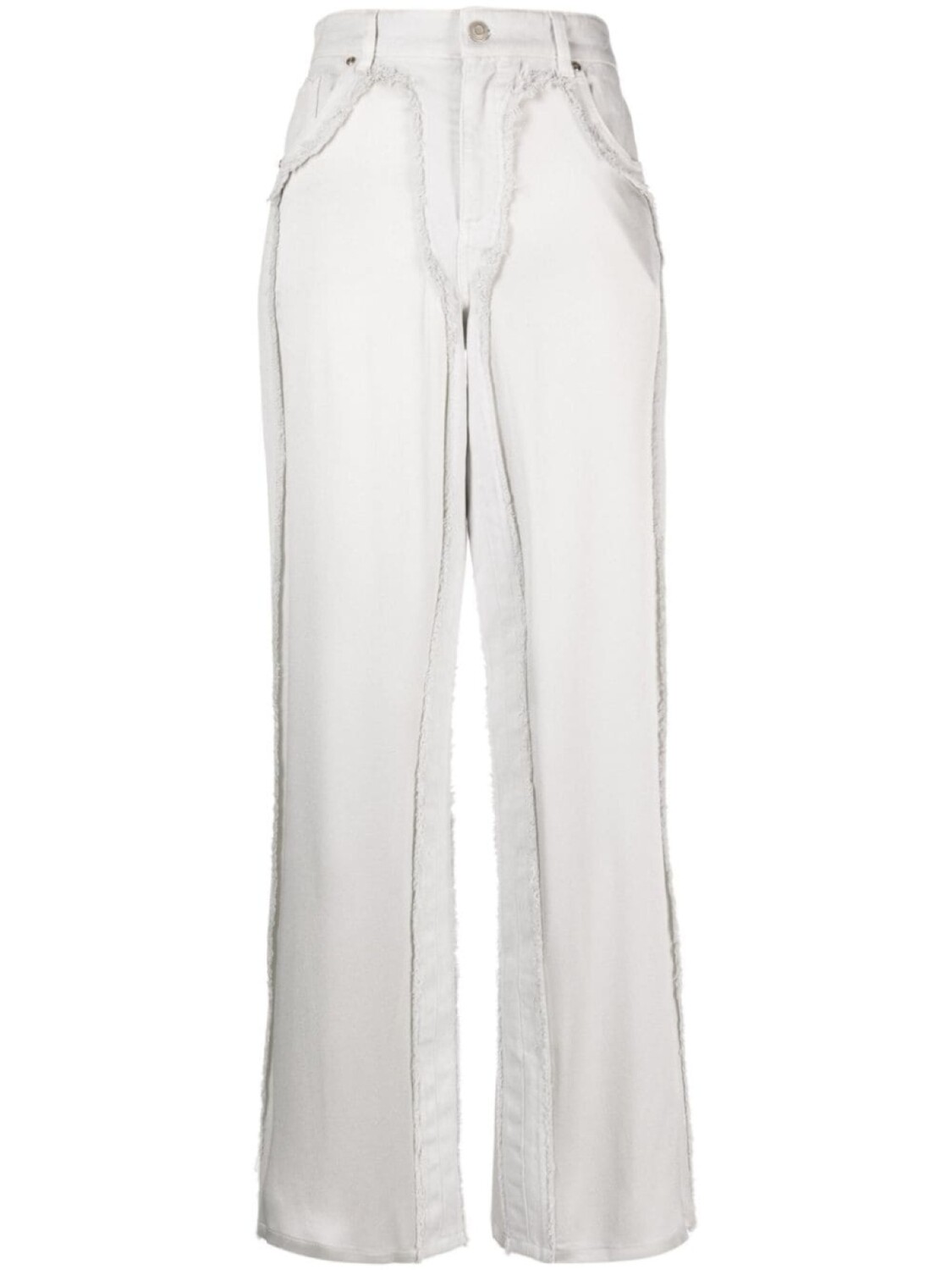

Blumarine джинсы с завышенной талией, серый