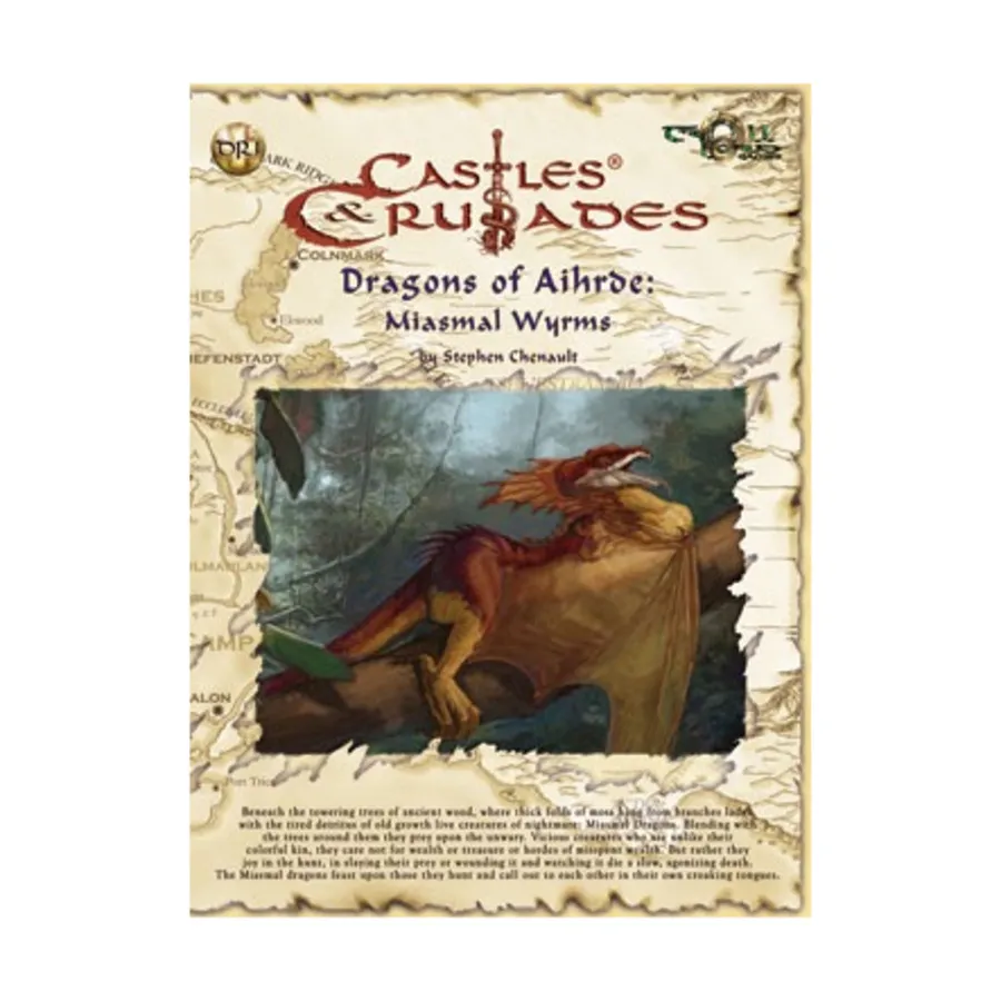

Dragons of Aihrde - Miasmal Wyrms, Castles & Crusades - Rings of Brass, мягкая обложка